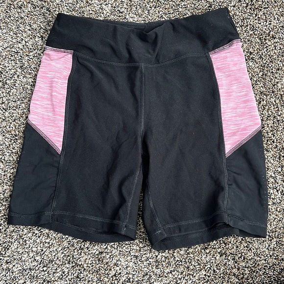 Walmart NYL Black & Pink Bike Short, worn once - Picture 1 of 6